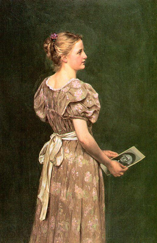 John George Brown A Daughter of the Revolution Germany oil painting art